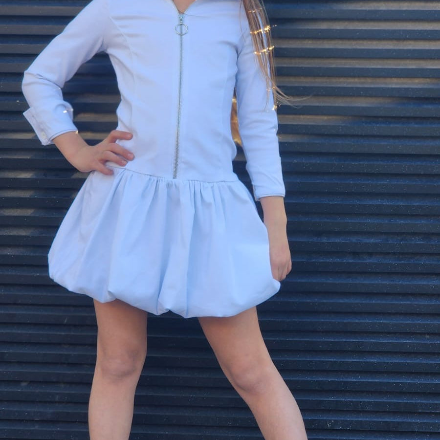 שמלת לייקרה חצאית בלון