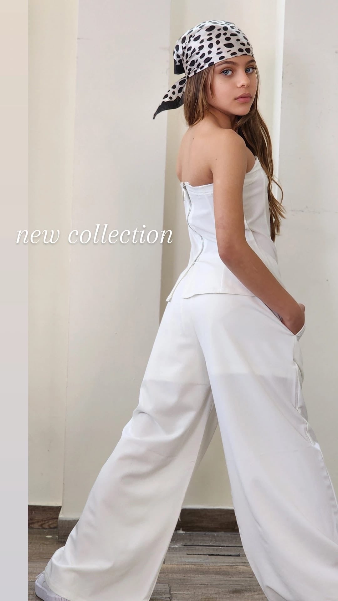 סט מכנס ומחוך לילדות ונערות לארועים