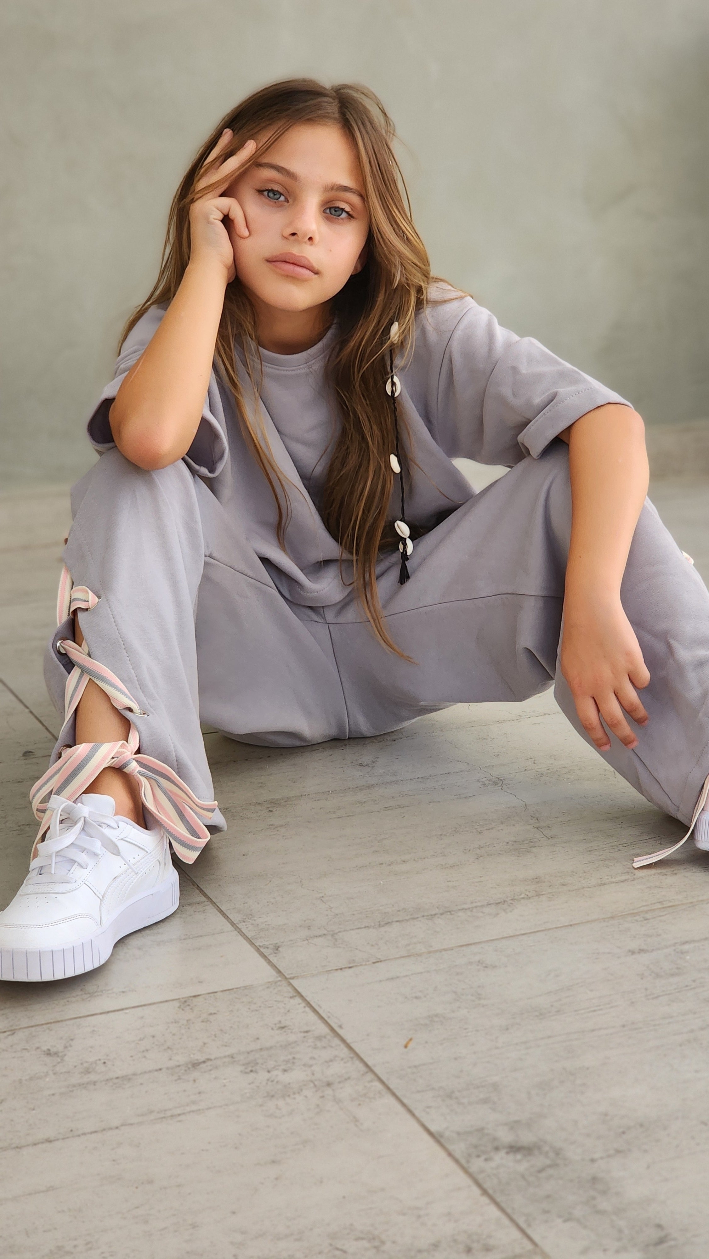 חליפה לבנות עונת מעבר