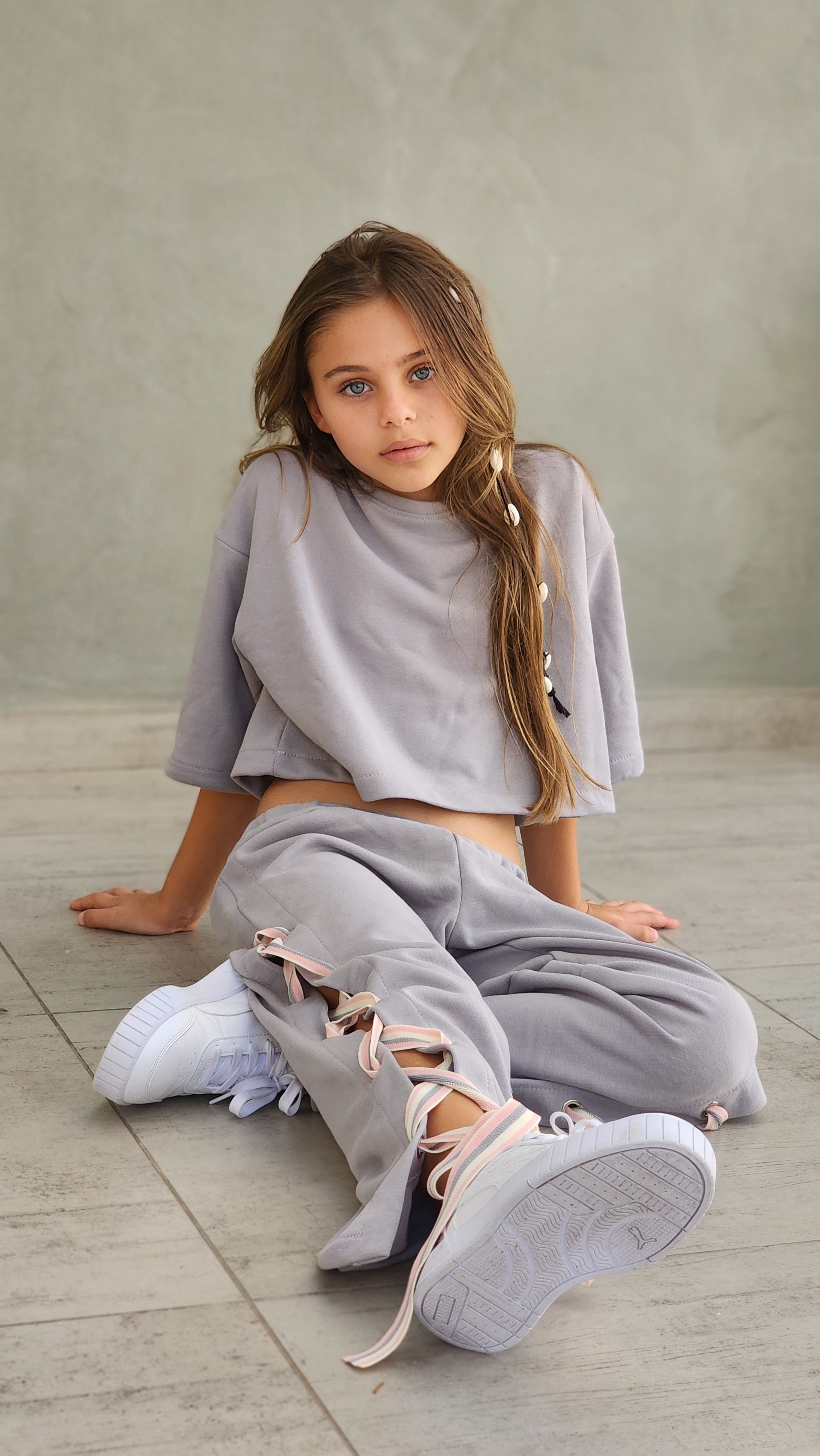 חליפה לבנות עונת מעבר