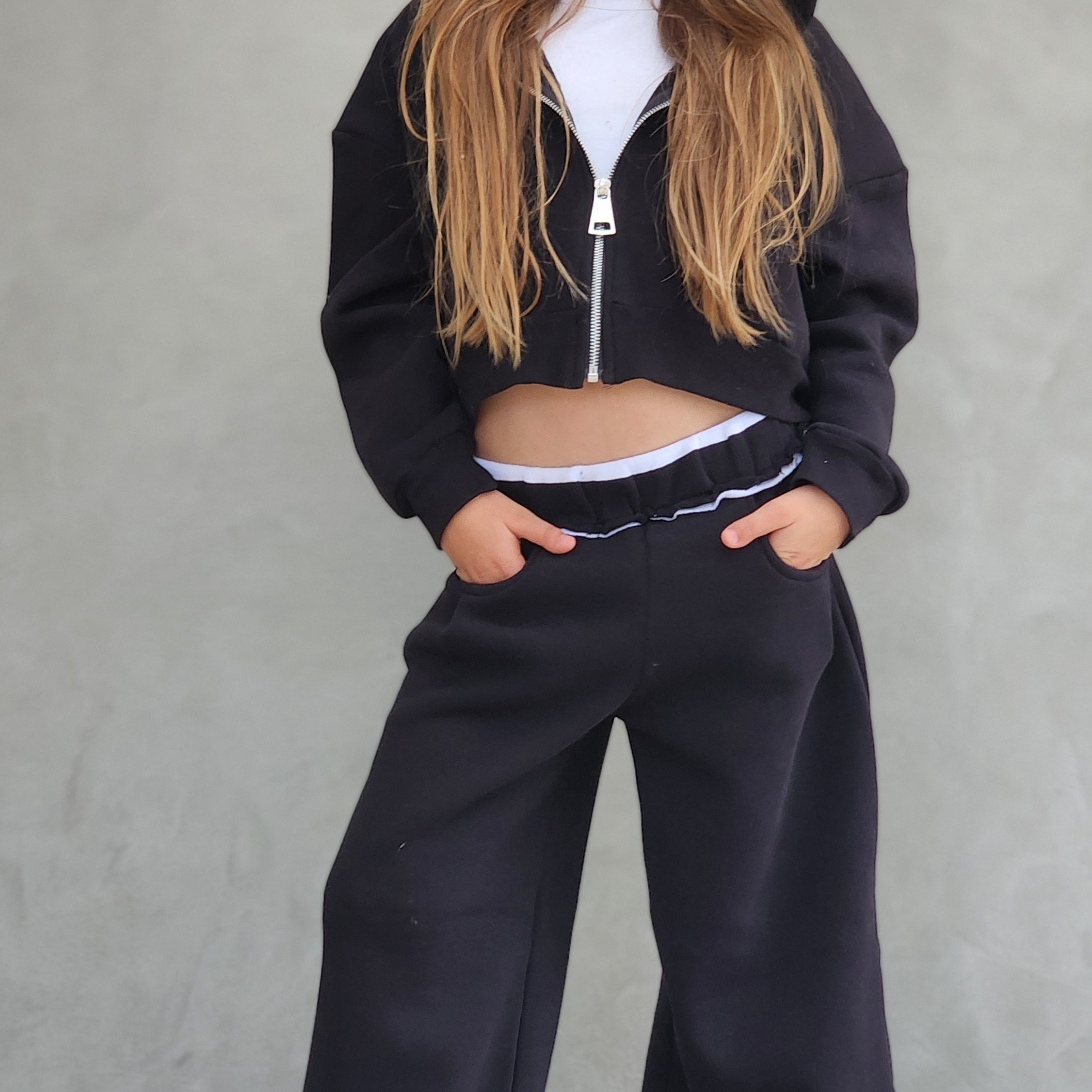 חליפת פוטר עבה ,מכנס וג'קט קפושון ללא גופייה