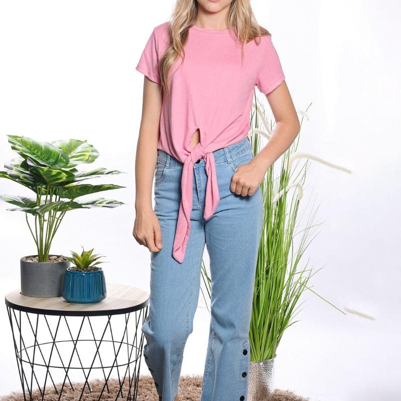 חולצת סריג קשירה