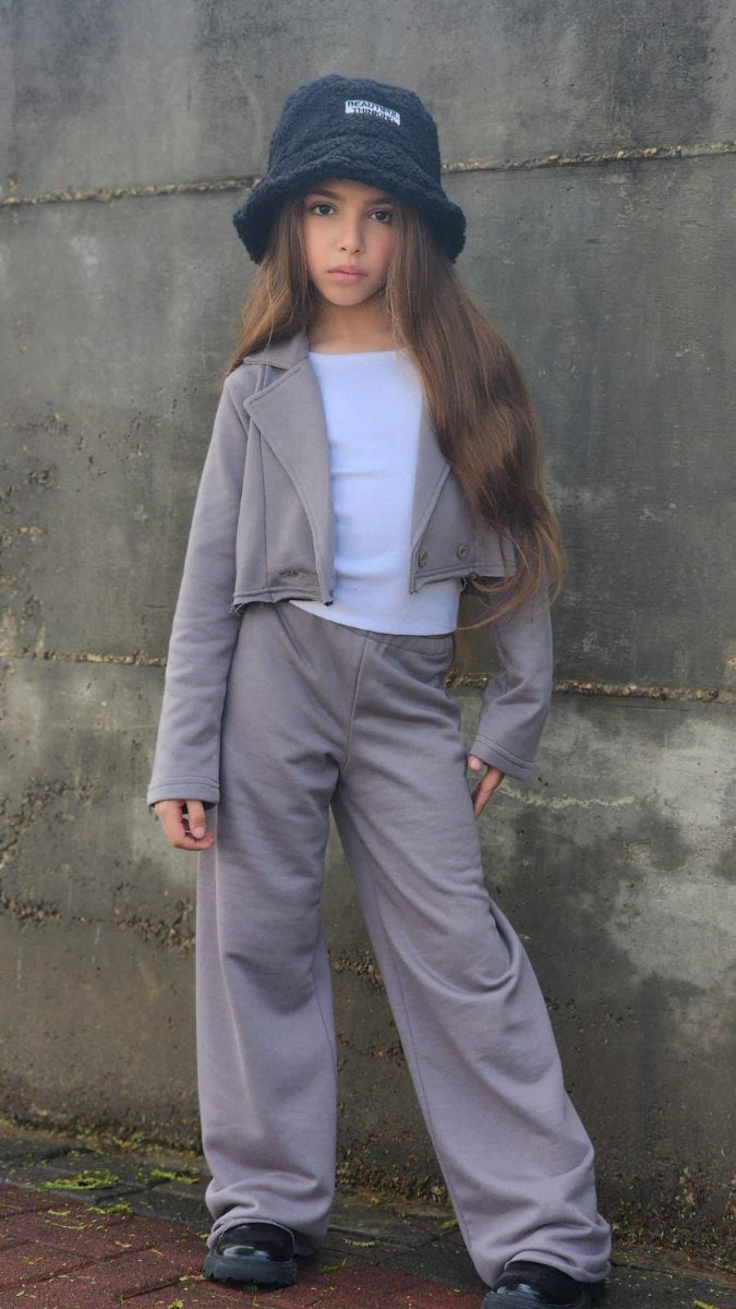 סט פרנצ׳טרי מכנס וג׳קט מחוייט אנפיניש