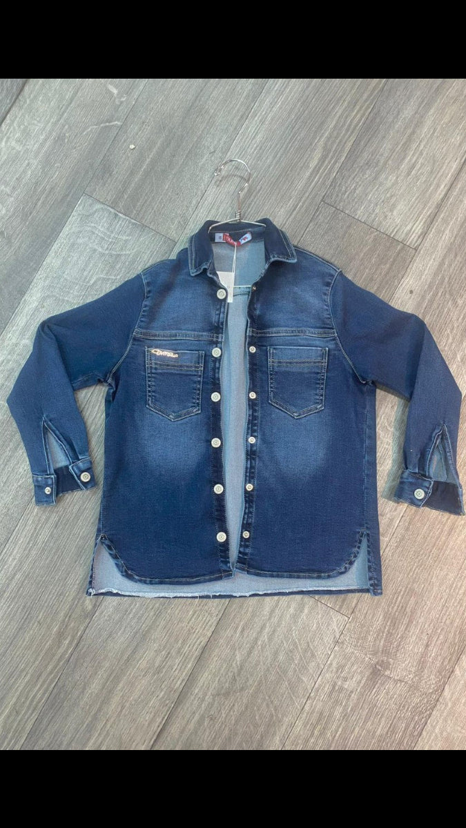 חולצת ג'ינס לילדה