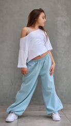 מכנסי היפ הופ לילדות חולצה וגופיה