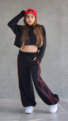 חליפת מכנס חולצה שרוול ארוך לילדות