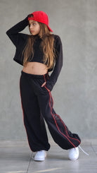 חליפת מכנס חולצה שרוול ארוך לילדות