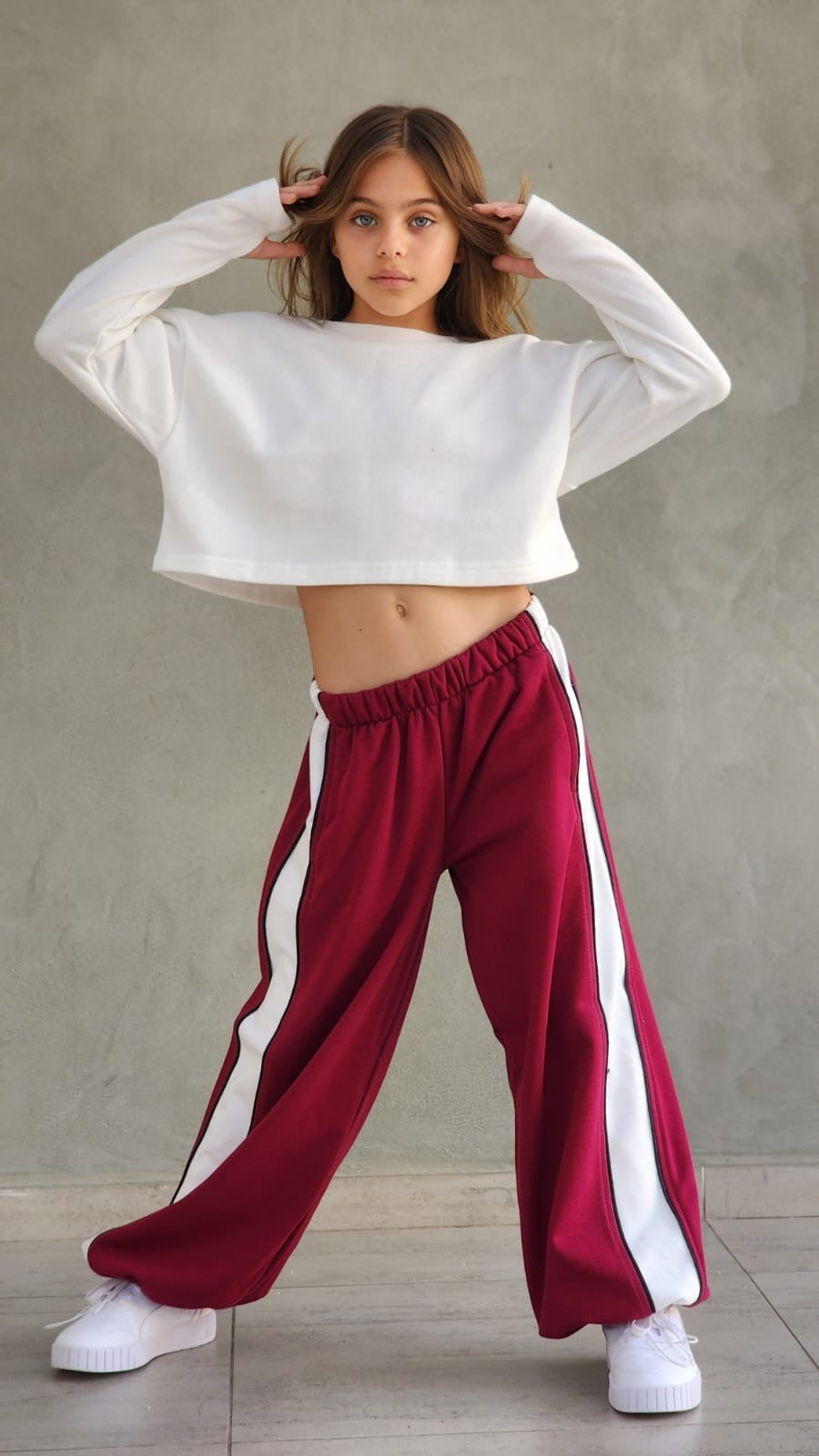 חליפת פרנצ'טרי פס רחב עם שני סרטי פספול