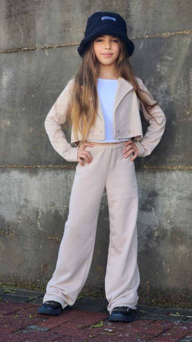 סט פרנצ׳טרי מכנס וג׳קט מחוייט אנפיניש