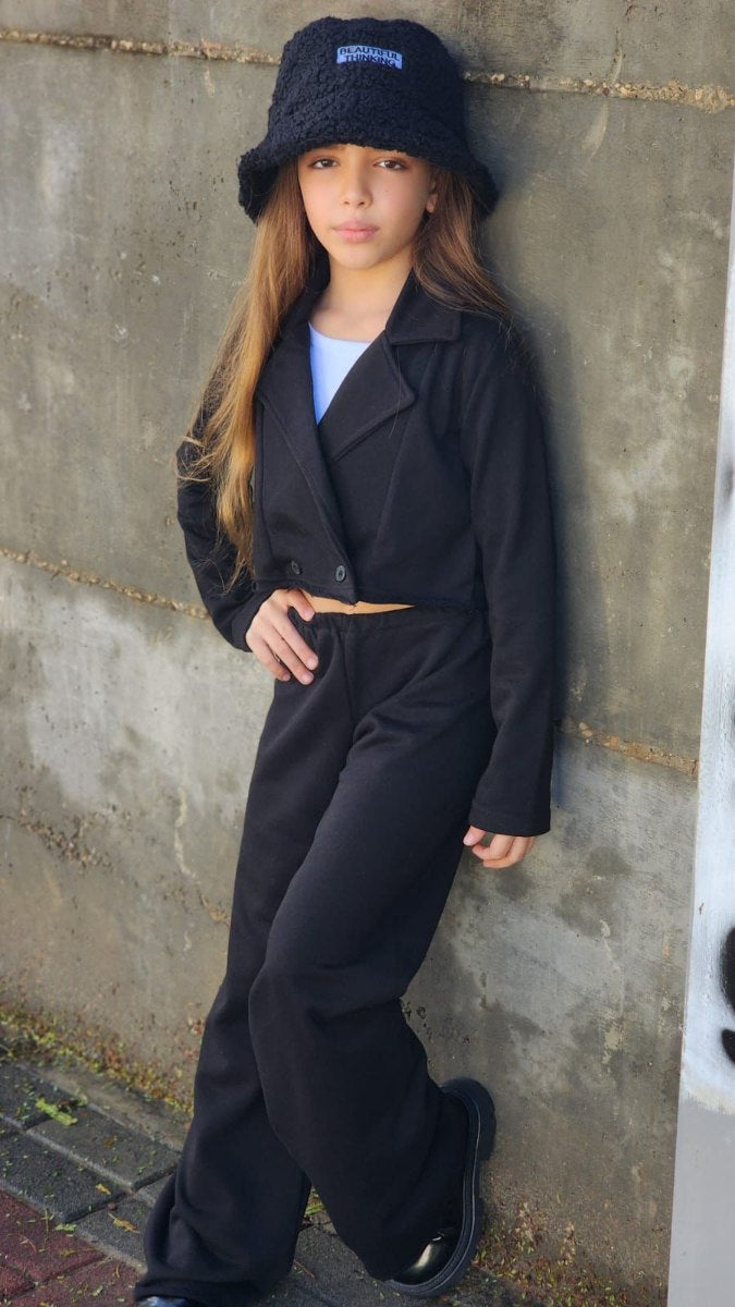 סט פרנצ׳טרי מכנס וג׳קט מחוייט אנפיניש