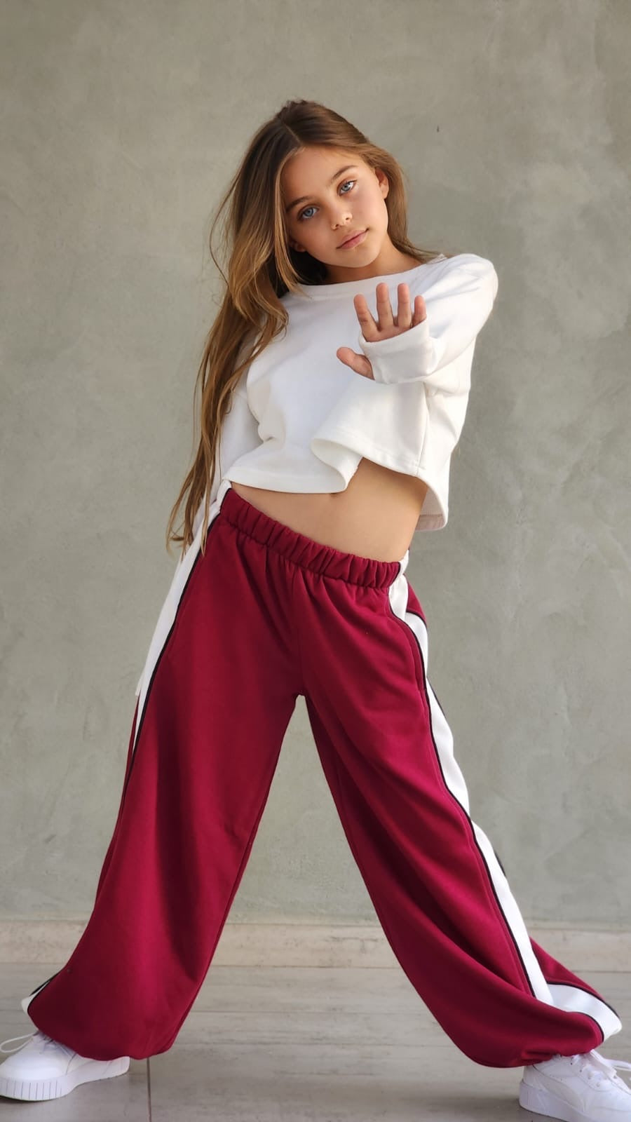 חליפת פרנצ'טרי פס רחב עם שני סרטי פספול