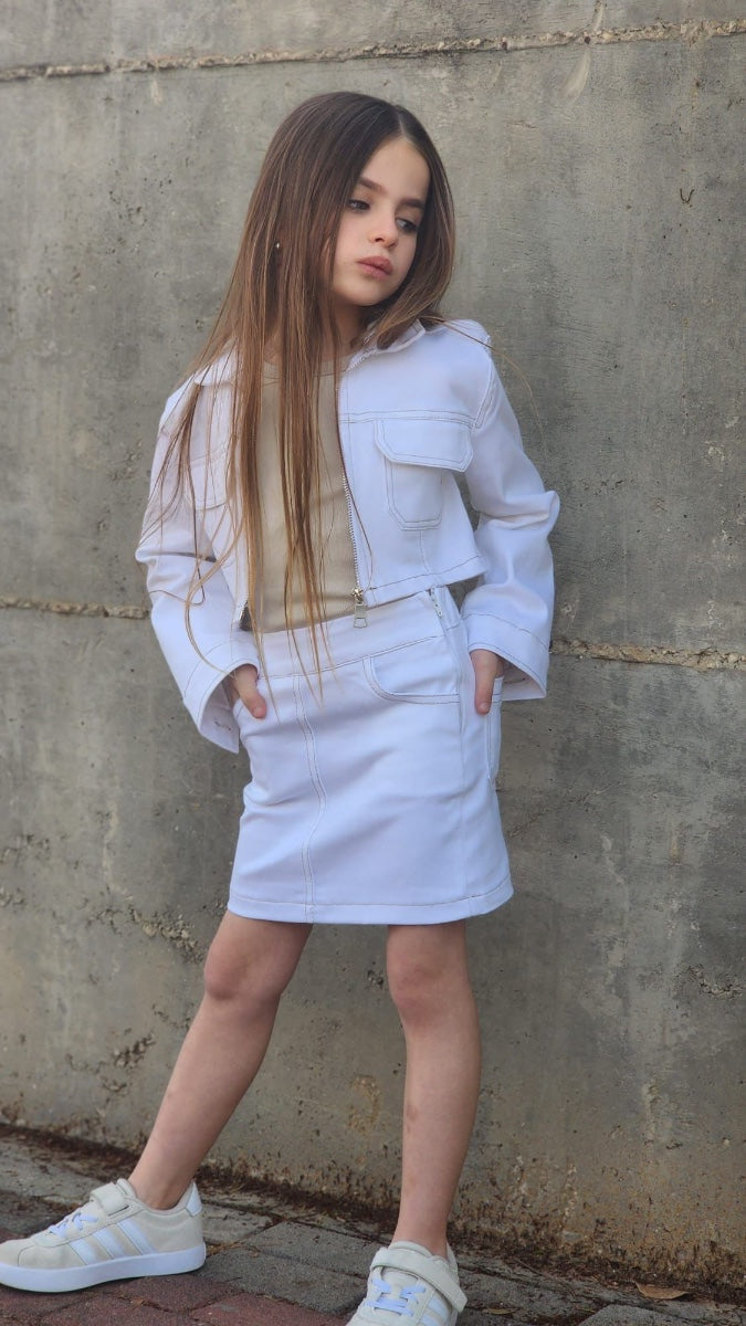 סט דריל לייקרה ווש, חצאית וג׳קט