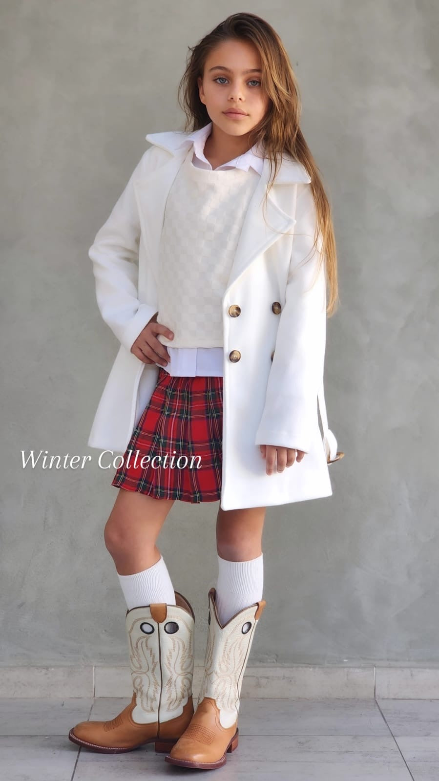 מעיל דמוי צמר ארוך