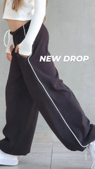 מכנס סרוג דמוי קורדרוי לילדות