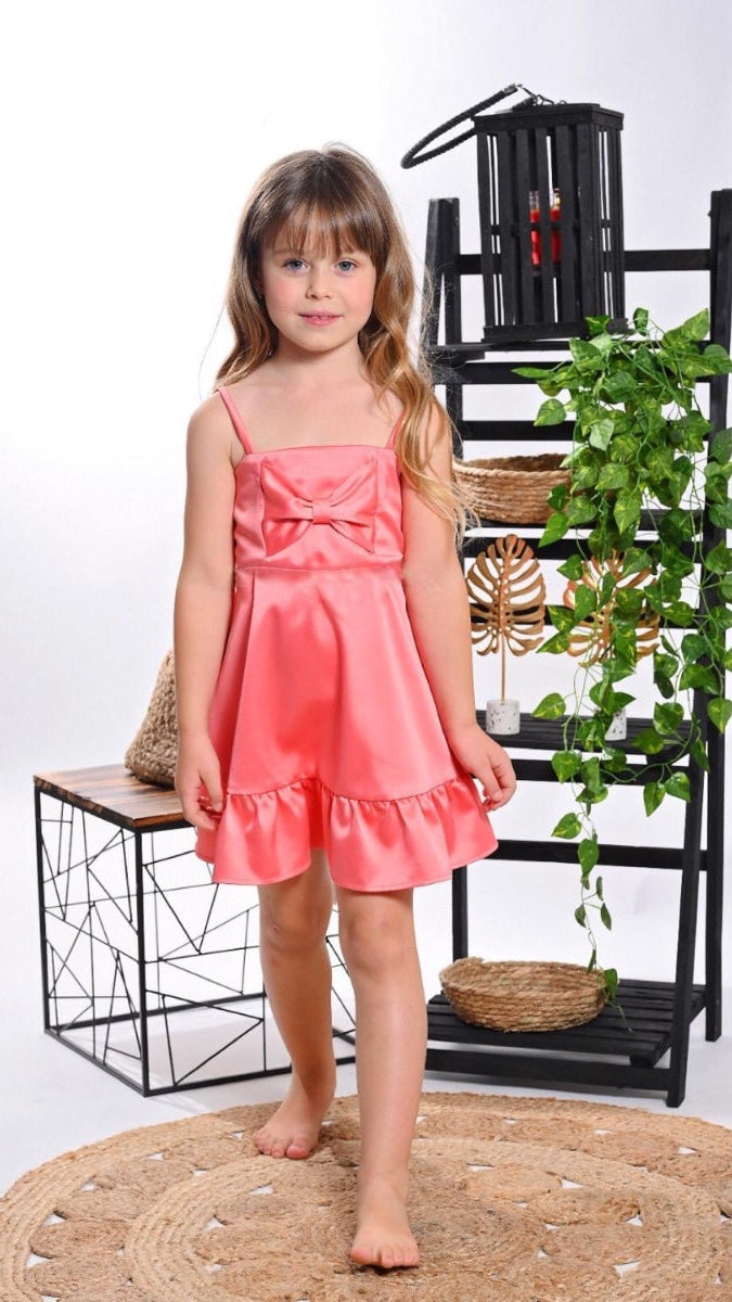  שמלה לילדה מסתובבת וורודה
