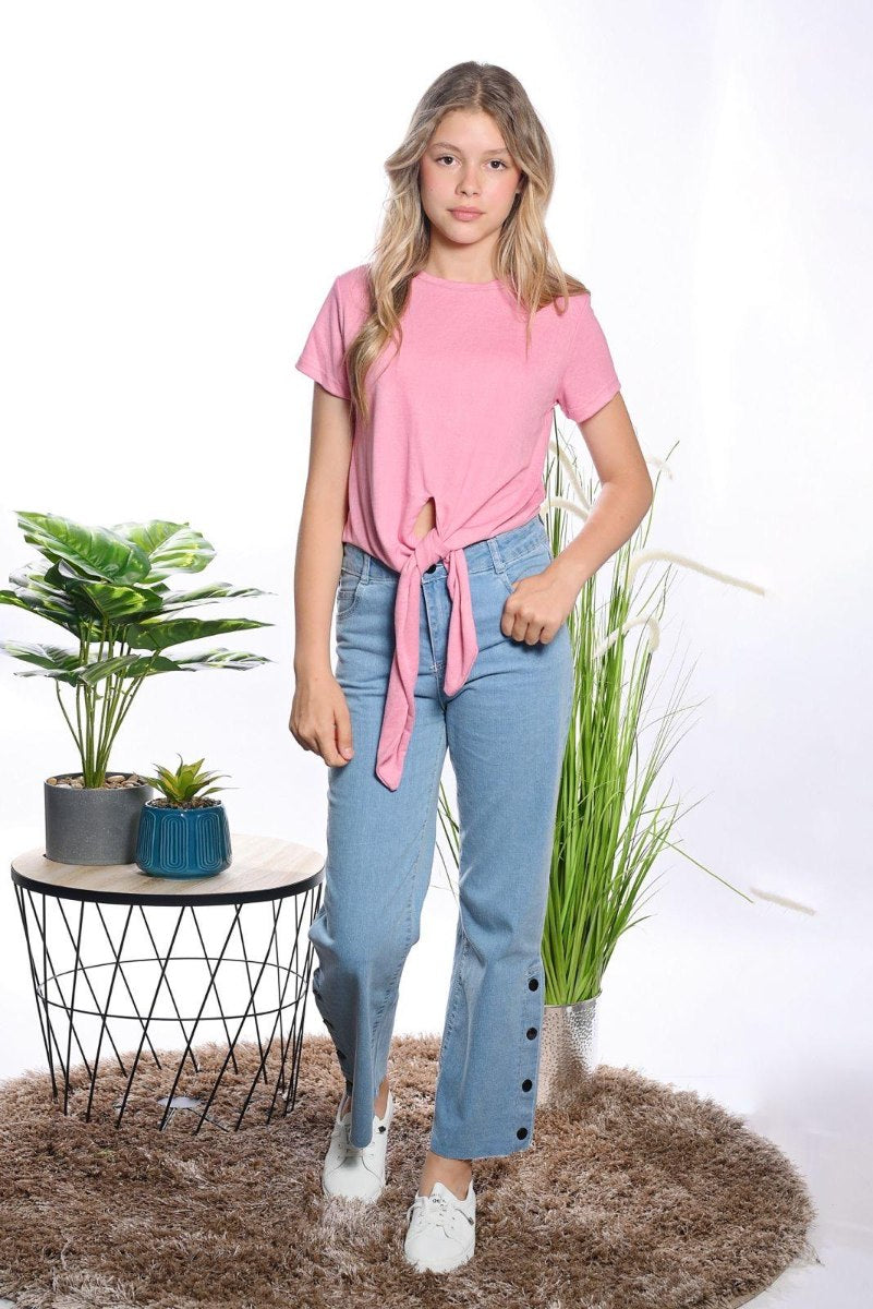 חולצת סריג קשירה