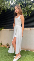 שמלה לילדה לארוע מקסי שליץ טול,עם איקס גב