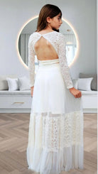 סט חצאית מקסי וחולצת בטן בת מצווש