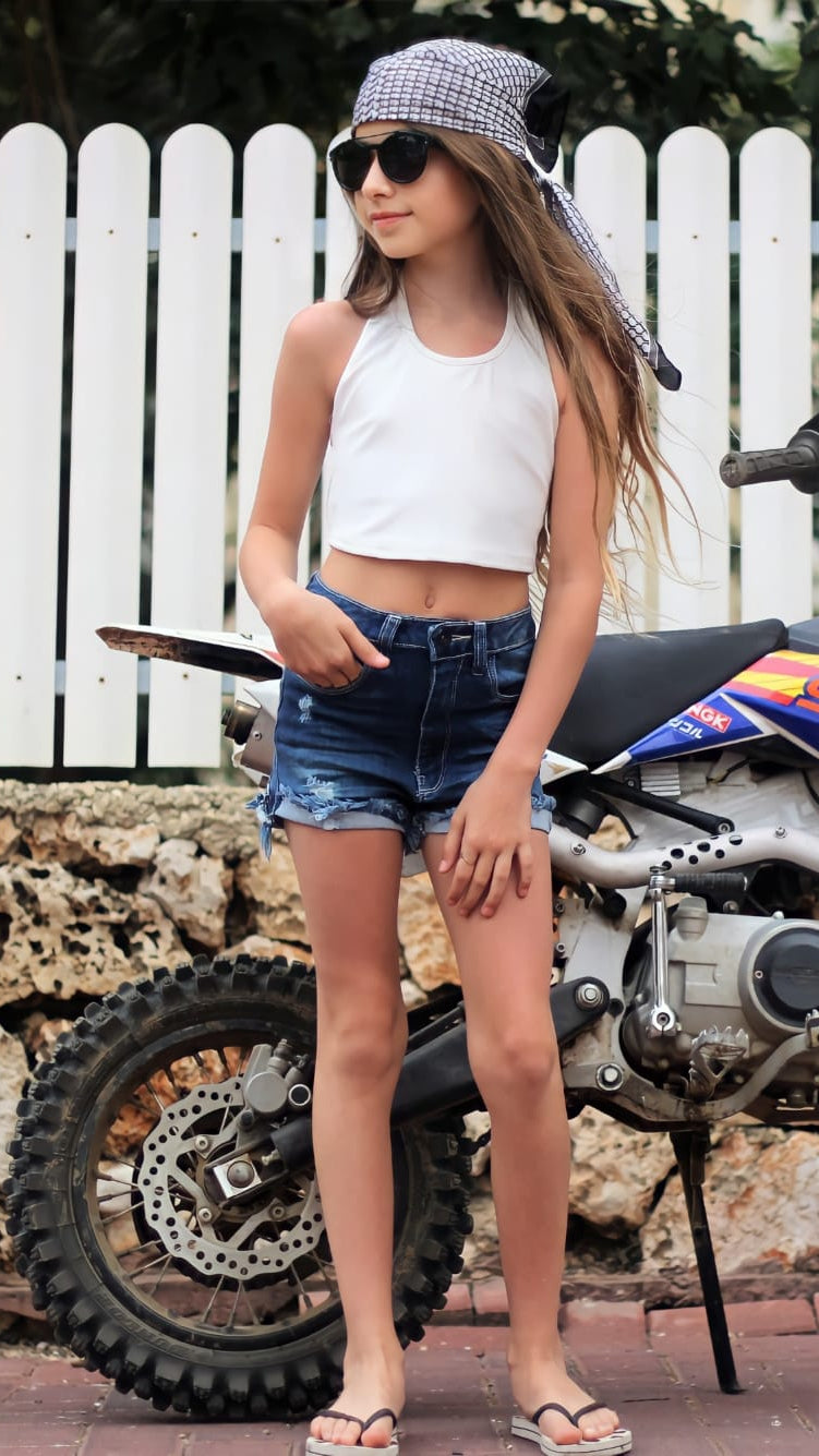 גופיית קולר קייצית לילדה