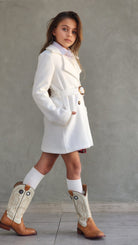 מעיל דמוי צמר ארוך