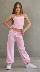 חליפת היפ הופ וורודה לילדות ונערות
