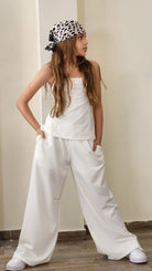 סט מכנס ומחוך לילדות ונערות לארועים 