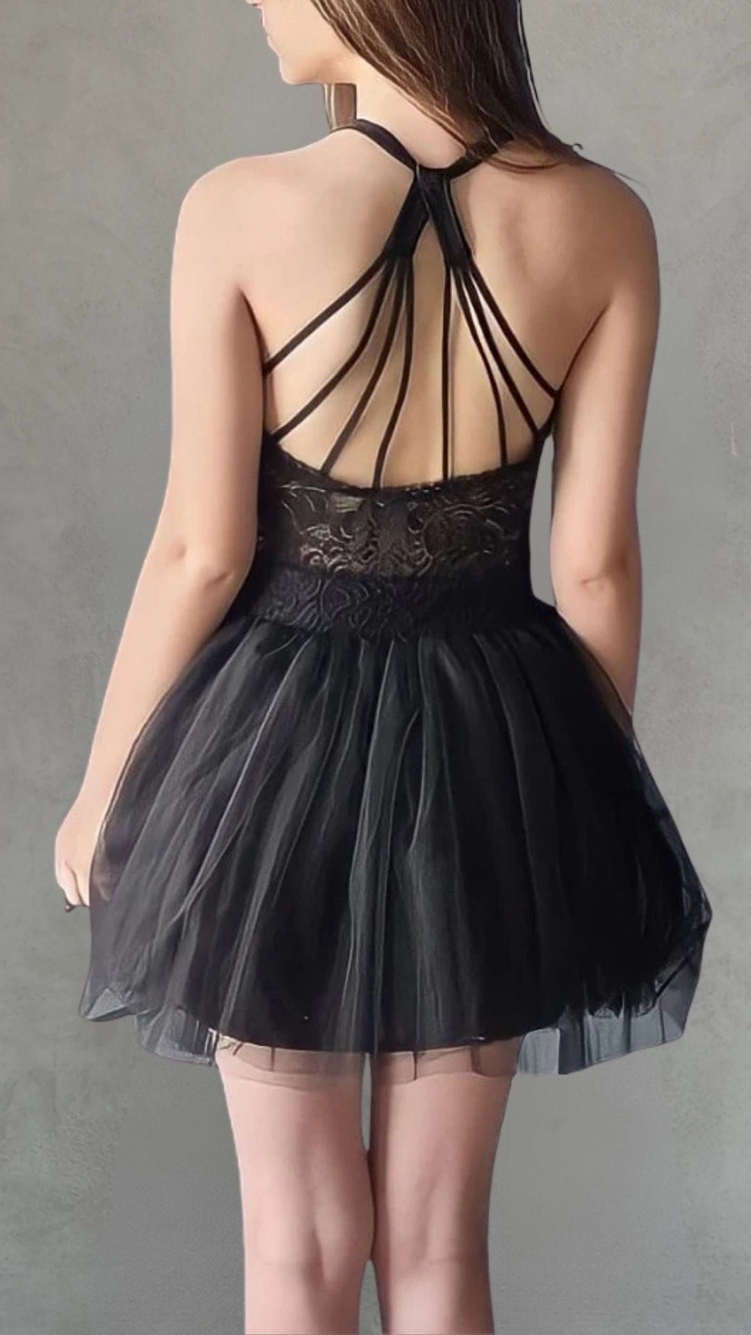  שמלה לארוע לילדה טוטו אלגנט שחורה
