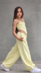 מכנסי היפ הופ לילדות חולצה וגופייה 