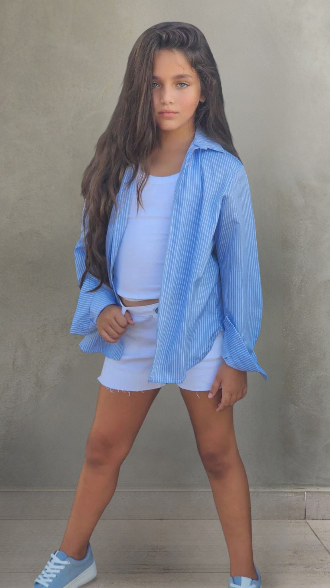 חולצת כתנה פסים