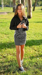 ג'קט ג'רסי לילדה או נערה  