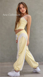 חליפת היפ הופ צהובה לילדות ונערות
