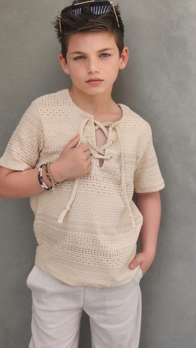 חולצת קרושה ומכנס פישתן