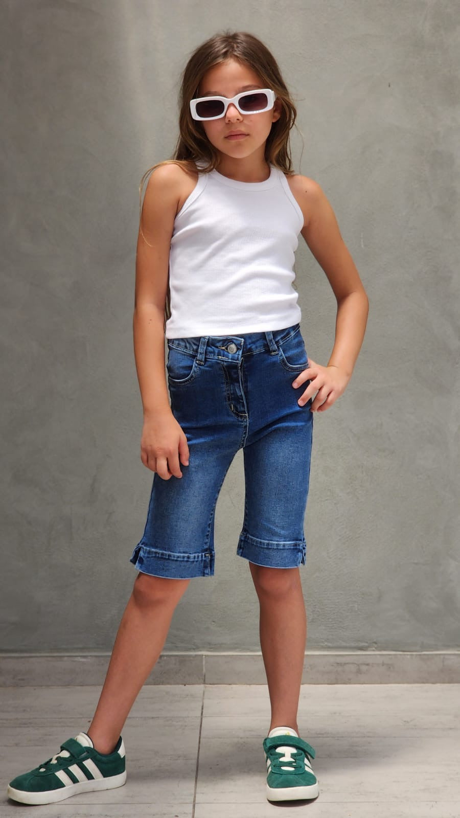 מכנס ג'ינס ברמודה