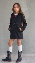 מעיל דמוי צמר ארוך