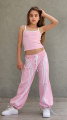 חליפת היפ הופ וורודה לילדות
