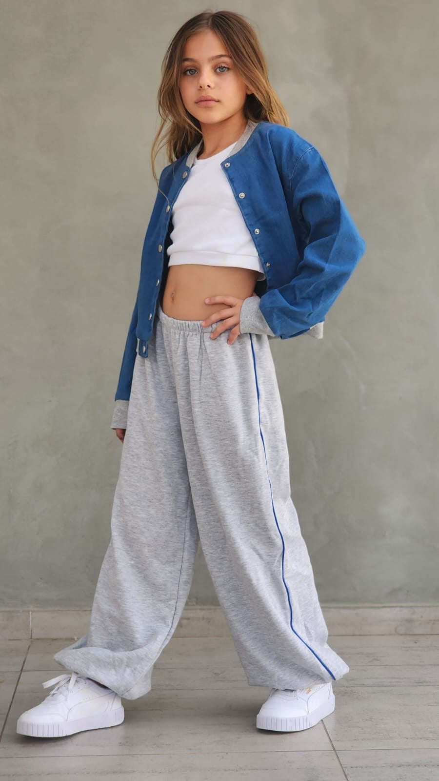 חליפת ג'קט בומברס ומכנס פרנצ'טרי פספול