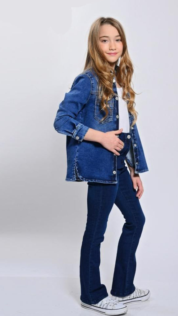 חולצת ג'ינס לילדה