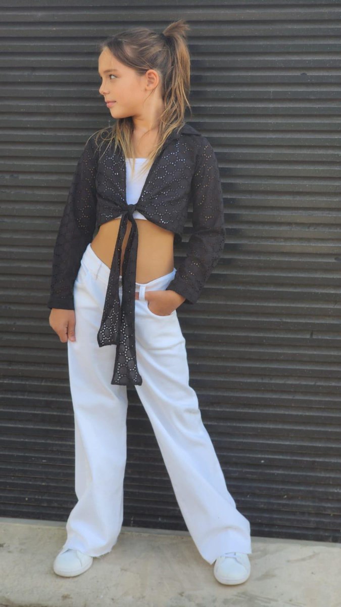 מכנס ג׳ינס ווש צביעה