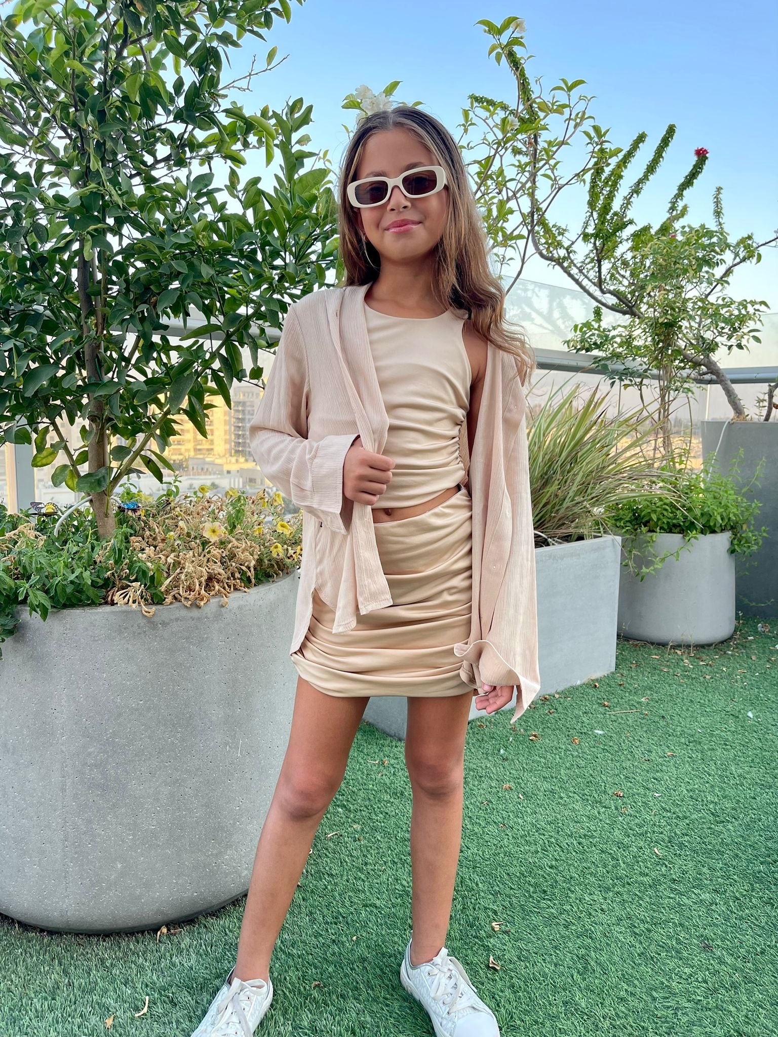 חולצת וואל מכופתרת